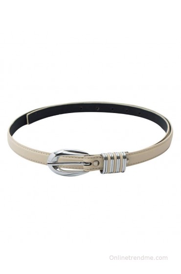 Skyways Beige Non Leather Women Belt